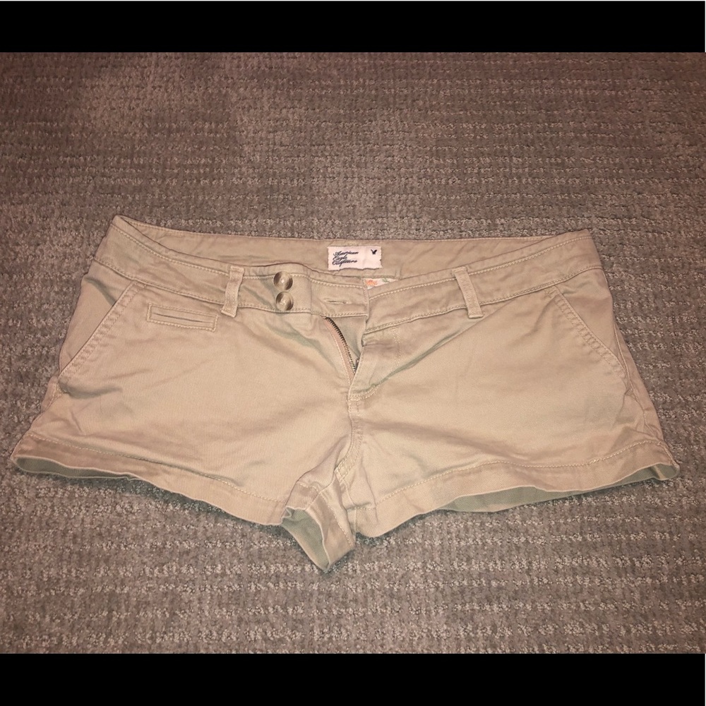 Tan American Eagle Shorts